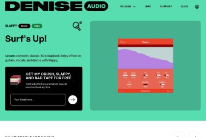 Denise Audioの3製品がフリーで配布中