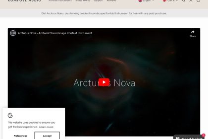 Kompose Audio “Arcturus Nova” – 磨かれた抽象サウンド