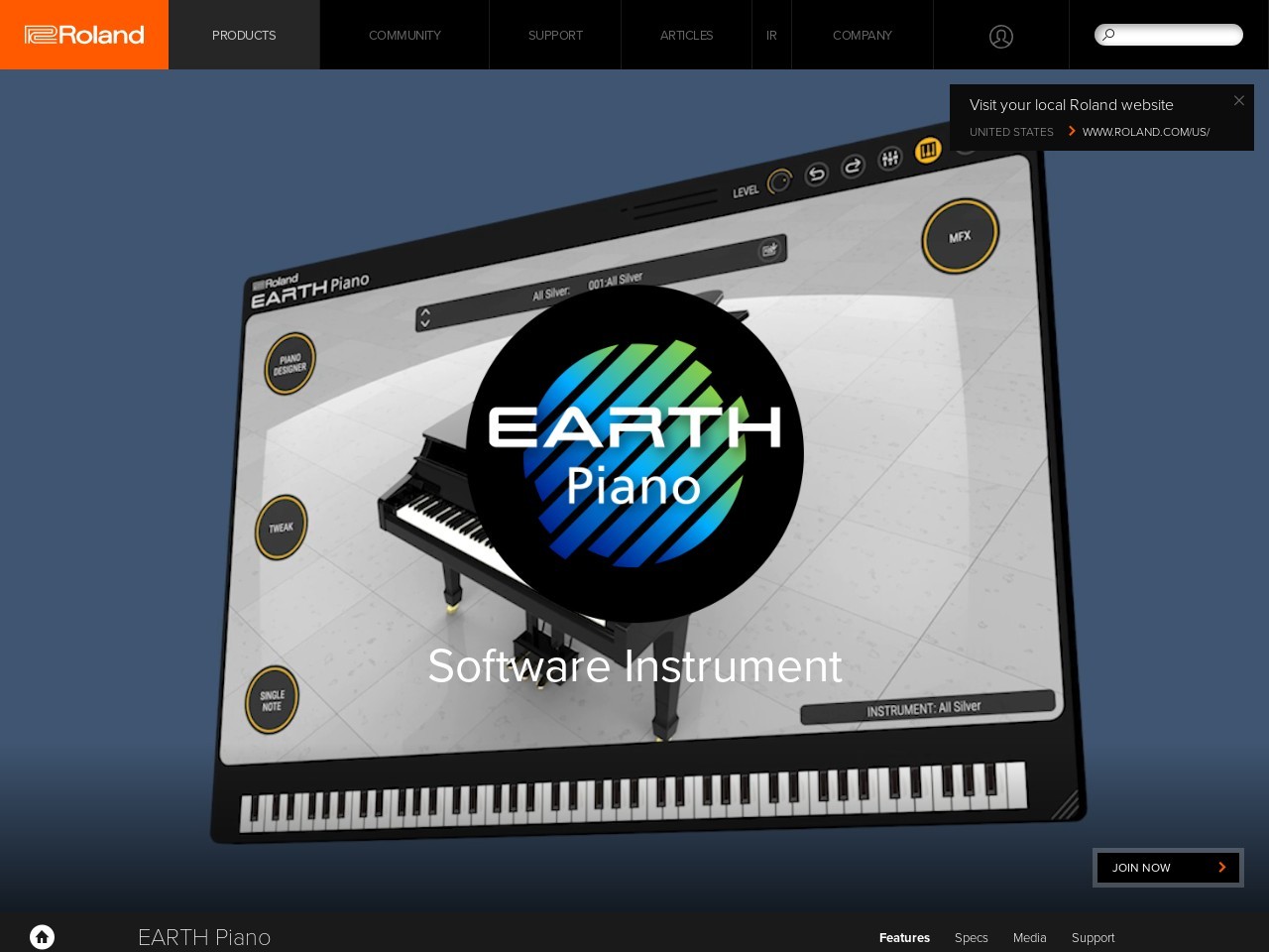 Roland - EARTH Piano | Software Instrument