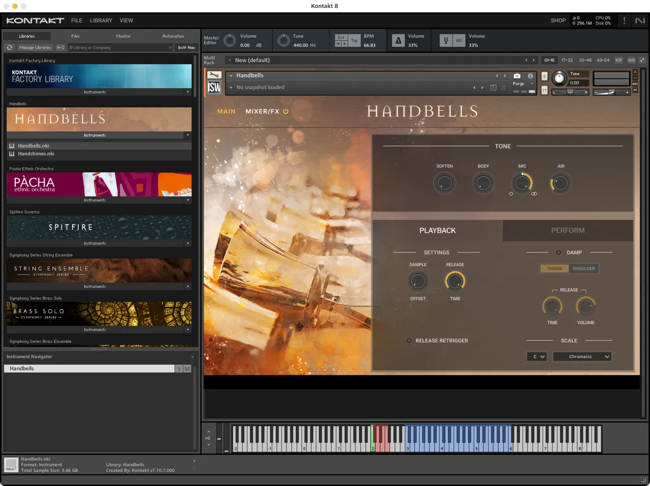 Handbells (VST, AU, AAX) - Kontakt Instrument