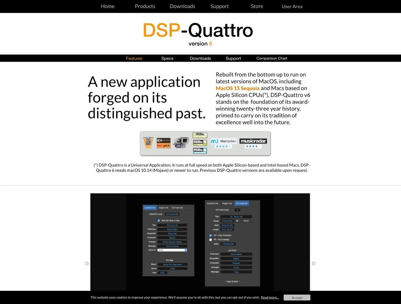 DSP-Quattro features
