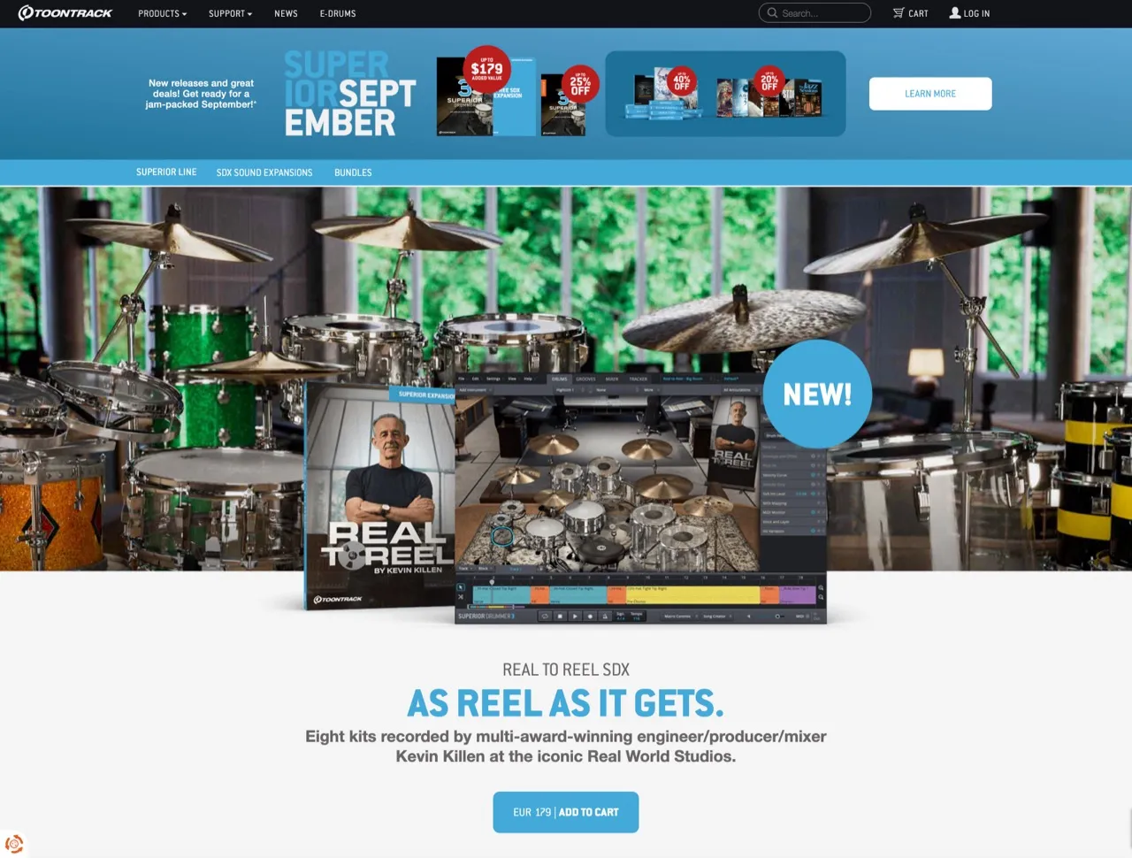 Real to Reel SDX | Toontrack