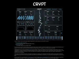 CRYPT: synthesiser plugin