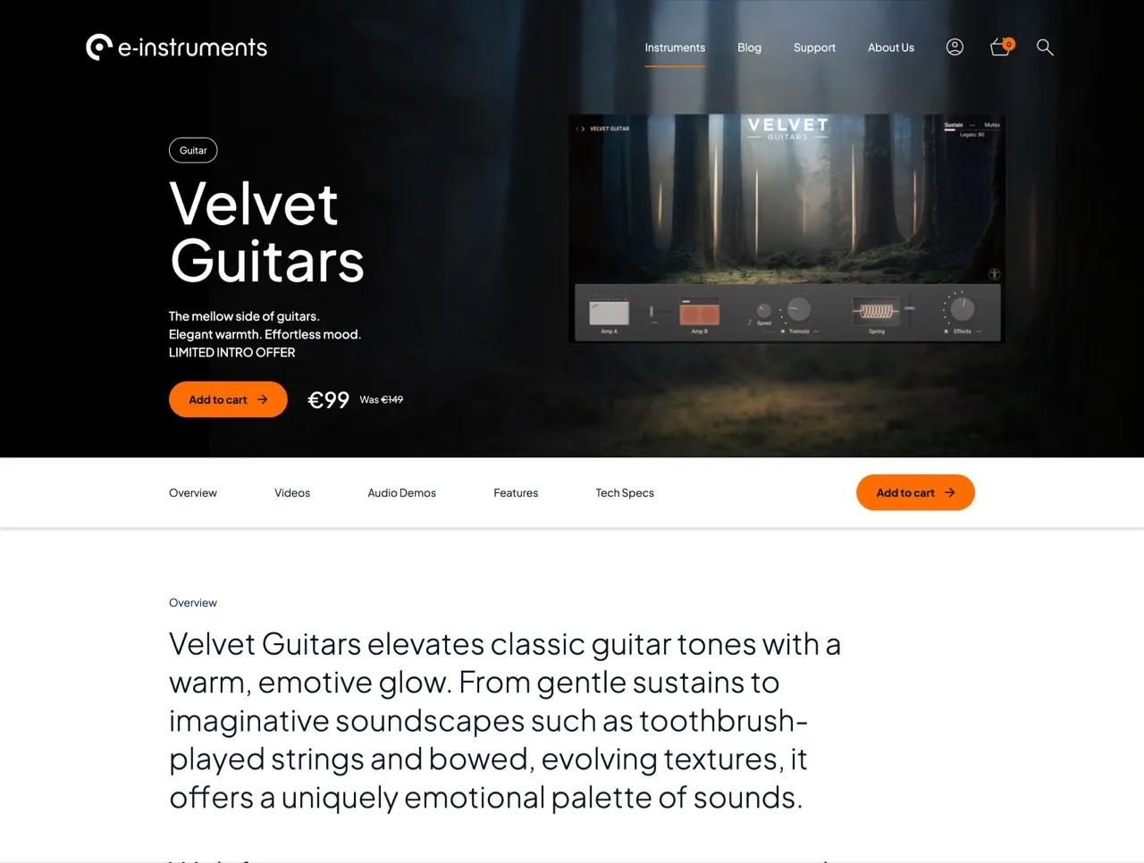 Velvet Guitars – e-instruments