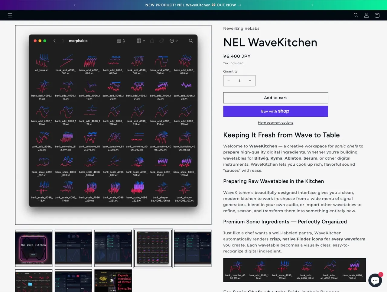 NEL WaveKitchen – NeverEngineLabs