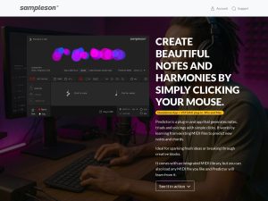Predictor. Create beautiful melodies and chords with a click. | Sampleson